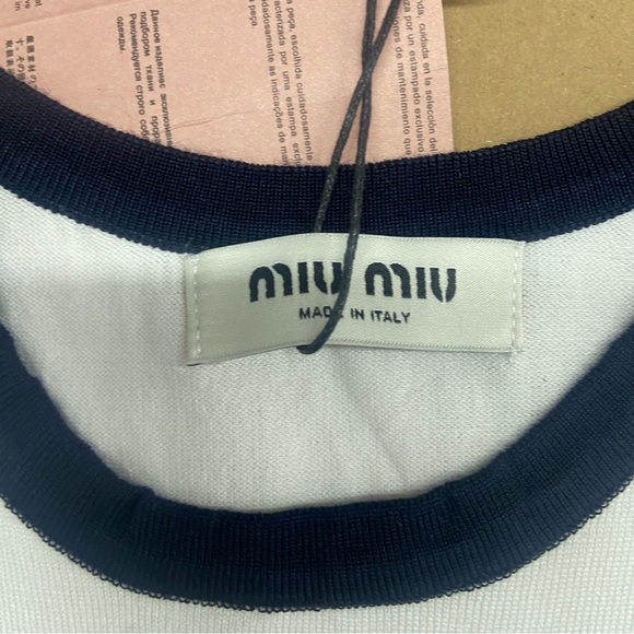 Miu Miu Women's Striped Vest - Picture 3 of 6